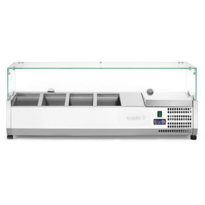 Chladicí zásobník GN 1/3, Arktic, 4x GN 1/3, 230V/180W, 1208x400x(H)456mm