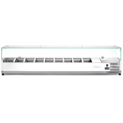 Chladicí zásobník GN 1/3, Arktic, 9x GN 1/3, 230V/180W, 2005x420x(H)456mm