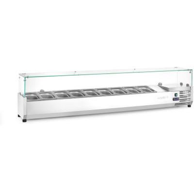 Chladicí zásobník GN 1/3, Arktic, 9x GN 1/3, 230V/180W, 2005x420x(H)456mm