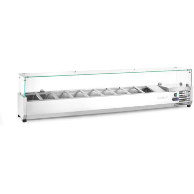 Chladicí zásobník GN 1/3, Arktic, 9x GN 1/3, 230V/180W, 2005x420x(H)456mm