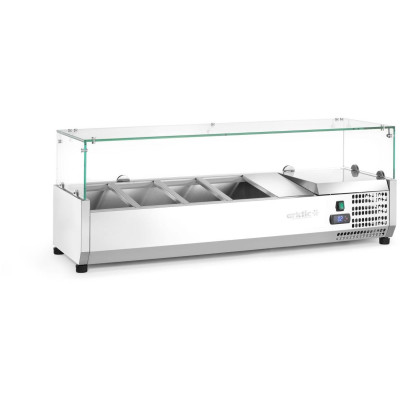 Chladicí zásobník GN 1/3, Arktic, 4x GN 1/3, 230V/180W, 1208x400x(H)456mm
