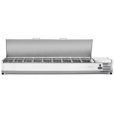 Chladicí zásobník GN 1/3, Arktic, 9x GN1/3, 230V/180W, 2005x420x(H)630mm