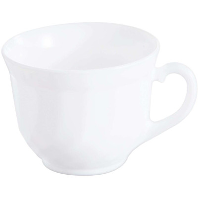 Šálek Trianon, Arcoroc, Trianon, 220 ml, 0,22L, Bílá, ⌀87x(H)67mm