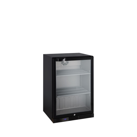 DB127H Minibar prosklené křídlové dveře, černá