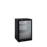 DB127H Minibar prosklené křídlové dveře, černá