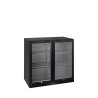 DB202H Minibar prosklené křídlové dveře, černá