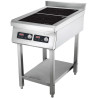 Kuchyně indukční 2zónová s podstavcem, 2x3,5 kW, 400 V | FORGAST FG09036