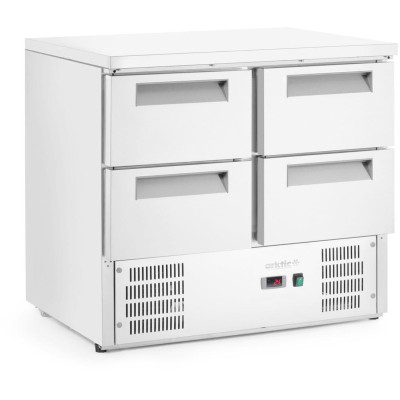 Chladicí stůl s pracovní deskou z nerezové oceli, Arktic, 112L, 230V/143W, 700x900x(H)855mm