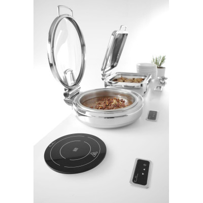 Indukční ohřívač 800W, Fine Dine, Černá, 230V/800W, ⌀245x(H)80mm