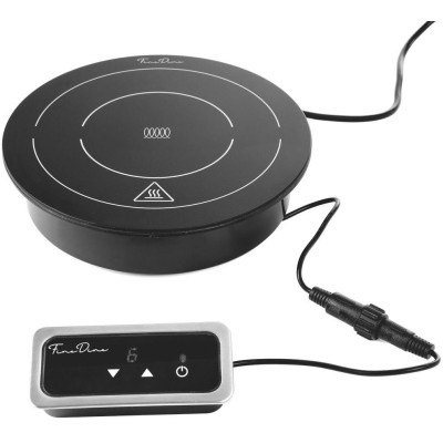 Indukční ohřívač 800W, Fine Dine, Černá, 230V/800W, ⌀245x(H)80mm
