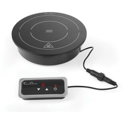 Indukční ohřívač 800W, Fine Dine, Černá, 230V/800W, ⌀245x(H)80mm