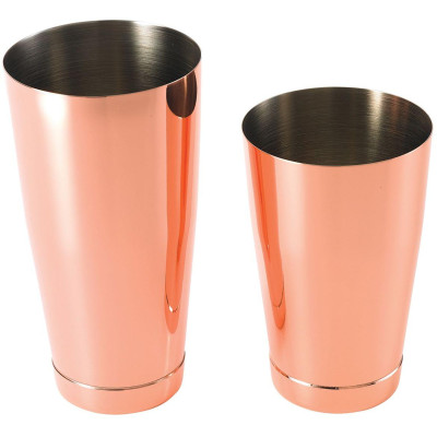 Shaker boston 2-częściowy typu Tin Tin 700/500ml miedź