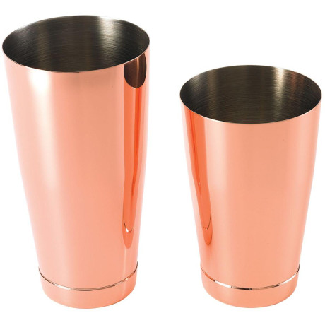 Shaker boston 2-częściowy typu Tin Tin 700/500ml miedź