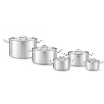Střední hrnec s pokličkou, HENDI, Kitchen Line, 15L, ⌀320x(H)190mm
