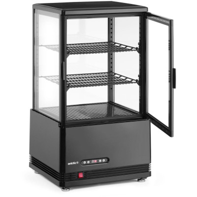 Chlazená skříň displeje, 58 l, Arktic, černá, 230V/170W, 406x452x(H)830mm