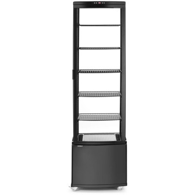 Chlazená skříň displeje, 270 l, Arktic, Černá, 230V/290W, 520x550x(H)1870mm