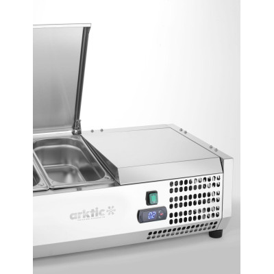 Chladicí zásobník GN 1/3, Arktic, 4x GN1/3, GN 1/3, 24L, 230V/180W, 420x1205x(H)630mm