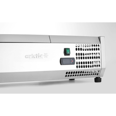 Chladicí zásobník GN 1/3, Arktic, 4x GN1/3, GN 1/3, 24L, 230V/180W, 420x1205x(H)630mm
