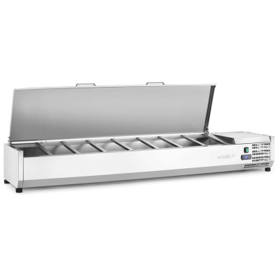 Chladicí zásobník GN 1/3, Arktic, 8x GN1/3, GN 1/3, 48L, 230V/180W, 420x1805x(H)630mm