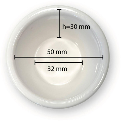 Miska Ramekin, HENDI, 0,045L, Slonová kost, 12 ks, ⌀60x(H)35mm