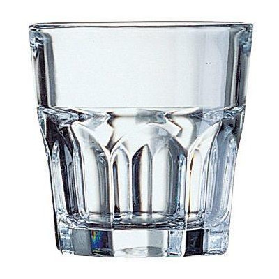 Nízká sklenička Granity, Arcoroc, 200 ml, 0,2L, Průhledná, 6 ks, ⌀80x(H)81mm