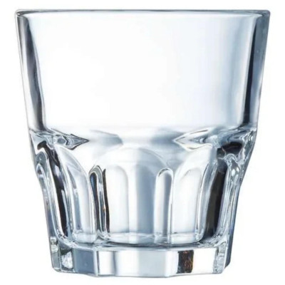 Nízká sklenička Granity, Arcoroc, 200 ml, 0,2L, Průhledná, 6 ks, ⌀80x(H)81mm
