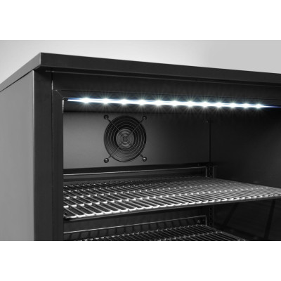 Jednodveřová chladnička , Arktic, 86L, Černá, 230V/120W, 500x530x(H)870mm