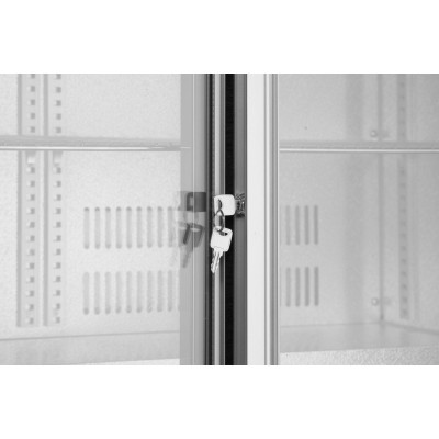 Barová chladnička se dvěma posuvnými dveřmi, Arktic, 150L, Stříbrná, 230V/175W, 900x520x(H)840mm