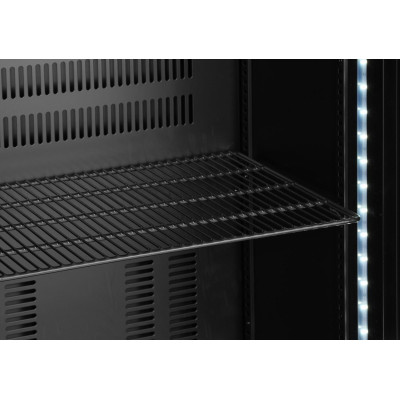 Jednokřídlá chladnička , Arktic, 243L, Černá, 230V/195W, 530x600x(H)1820mm