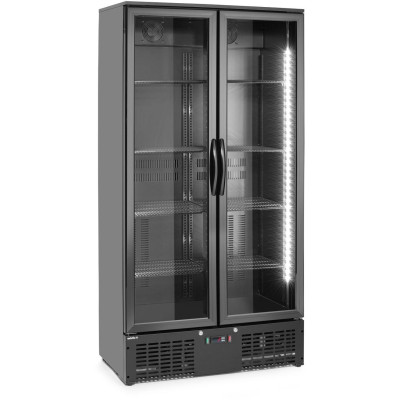 Dvoudveřová chladnička do baru, Arktic, 477L, Černá, 230V/365W, 530x900x(H)1820mm
