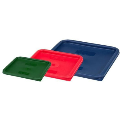 Víko pro nádobu CamSquare společnosti CAMBRO, Cambro, pro nádoby o objemu 5,7 litru a 7,6 litru, červené, Červená, 227x227x(H)16