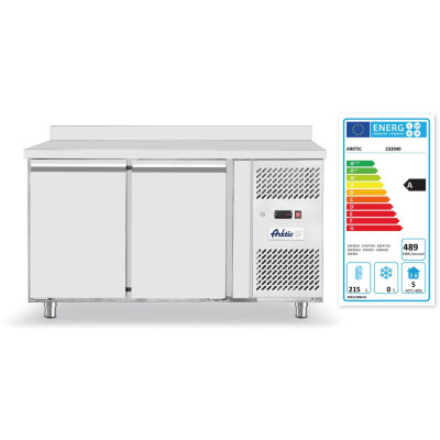Chladicí pult, dvoudveřový, Arktic, Profi Line, 215L, 230V/250W, 700x1350x(H)839mm