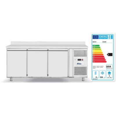 Mrazicí pult, 3 dveře, Arktic, Profi Line, 334L, 230V/600W, 700x1795x(H)839mm