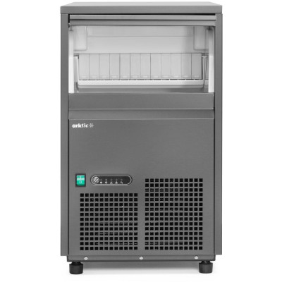Stroj na výrobu kostek ledu, Arktic, Černá, 230V/385W, 520x380x(H)637mm