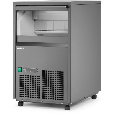 Stroj na výrobu kostek ledu, Arktic, Černá, 230V/385W, 520x380x(H)637mm