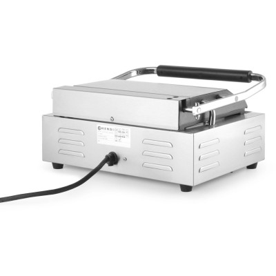 Kontaktní gril Panini, HENDI, Stříbrná, 220-240V/2200W, 430x375x(H)216mm