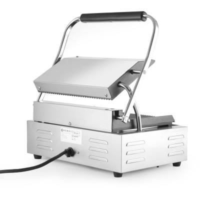 Kontaktní gril Panini, HENDI, Stříbrná, 220-240V/2200W, 430x375x(H)216mm
