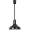 Výškově nastavitelná ohřívací lampa, zvonovitý tvar, HENDI, Černá, 230V/250W, ⌀295x(H)207mm
