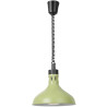 Výškově nastavitelná ohřívací lampa, zvonovitý tvar, HENDI, Zelená, 230V/250W, ⌀295x(H)207mm