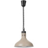 Výškově nastavitelná ohřívací lampa, zvonovitý tvar, HENDI, Béžová, 230V/250W, ⌀295x(H)207mm