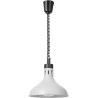 Výškově nastavitelná ohřívací lampa, zvonovitý tvar, HENDI, Bílá, 230V/250W, ⌀295x(H)207mm