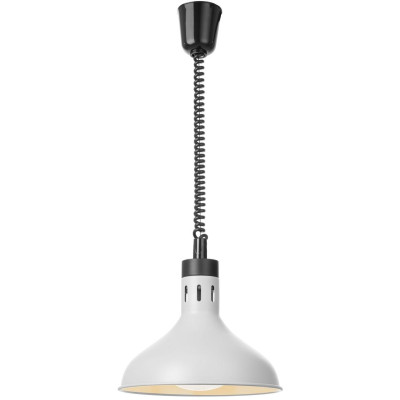 Výškově nastavitelná ohřívací lampa, zvonovitý tvar, HENDI, Bílá, 230V/250W, ⌀295x(H)207mm