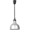 Výškově nastavitelná ohřívací lampa, kupolová, HENDI, Stříbrná, 230V/250W, ⌀250x(H)207mm
