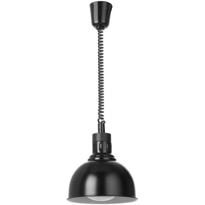 Výškově nastavitelná ohřívací lampa, kupolová, HENDI, Černá, 230V/250W, ⌀250x(H)207mm
