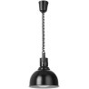 Výškově nastavitelná ohřívací lampa, kupolová, HENDI, Černá, 230V/250W, ⌀250x(H)207mm