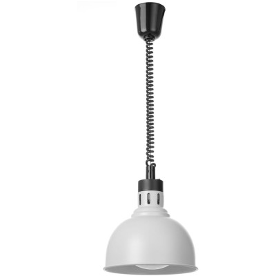 Výškově nastavitelná ohřívací lampa, kupolová, HENDI, Bílá, 230V/250W, ⌀250x(H)207mm