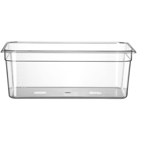 Nádoba GN 1/1 COOL, HENDI, COOL, GN 1/1, 26,4L, Průhledná, 530x325x(H)200mm