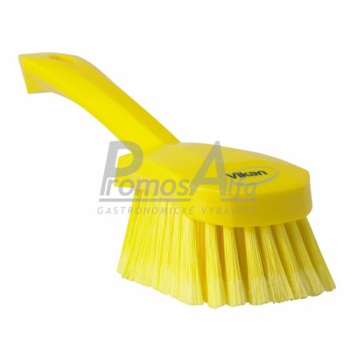 Kartáč mycí ruční krátká rukojet 270mm M/žlutý 41946