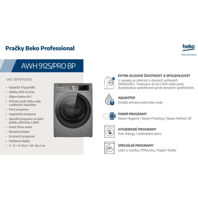 Pračka Whirlpool AWH 912/PRO