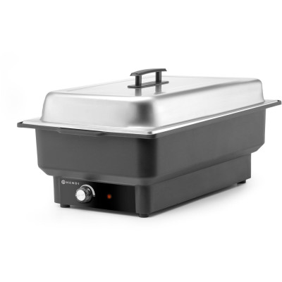 Chafing dish elektrický Tellano, HENDI, Kitchen Line, GN 1/1, 9L, 230V/900W, 575x349x(H)278mm